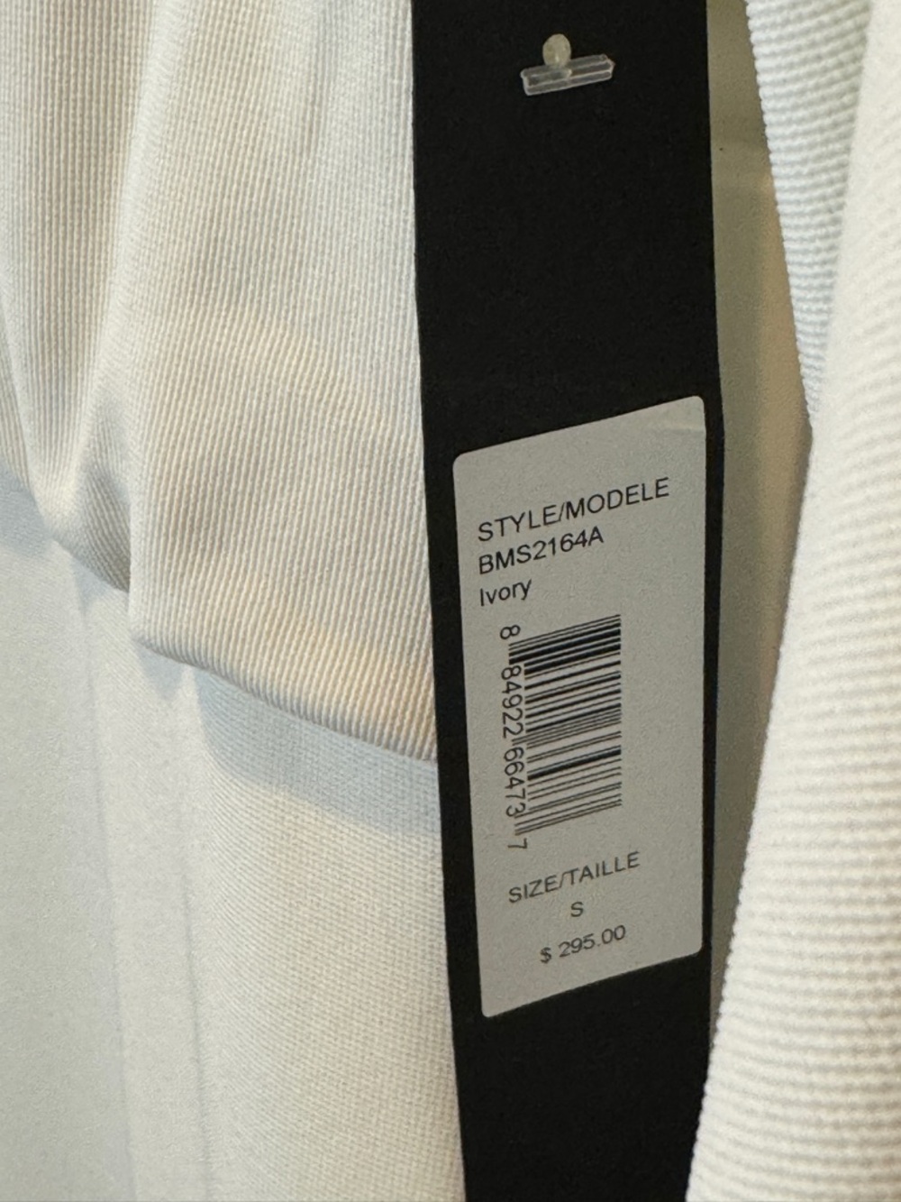 NWT Badgley Mischka Boat Neck Blouson Sheath Dress 3/4 Sleeve Midi Ivory $295.00 - Picture 7 of 12